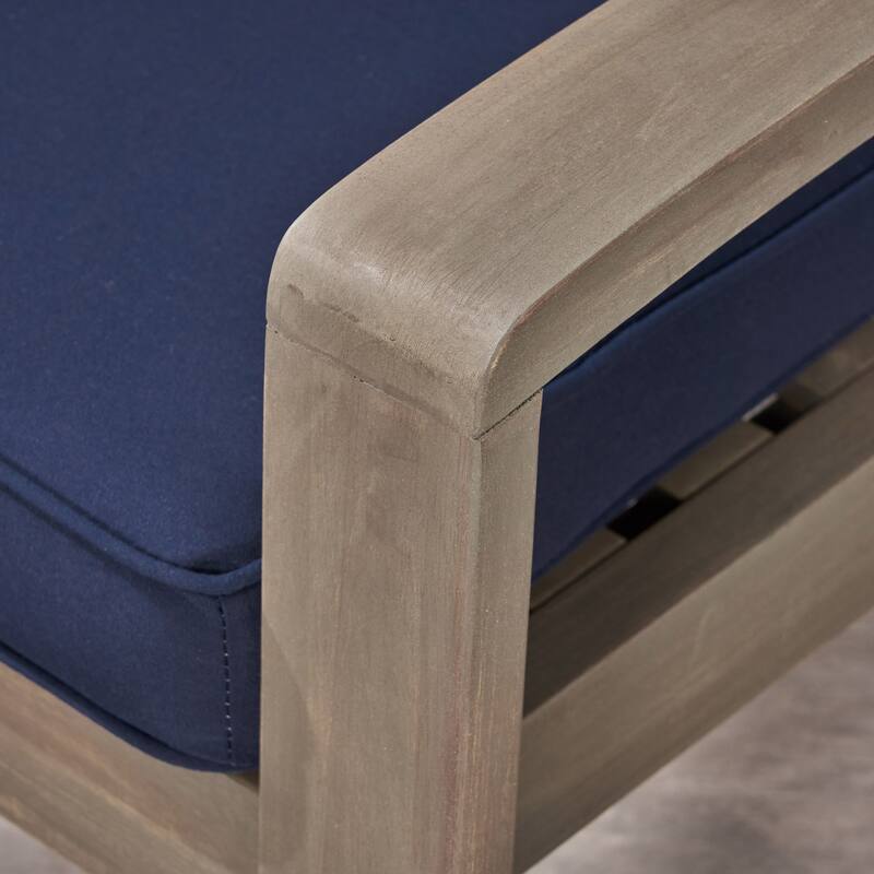 Grenada Acacia Loveseat Coffee Table Set by Christopher Knight Home