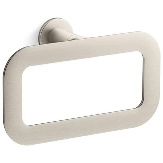 Kallista P34138-00 002 Collection 9" Wall Mounted Towel Ring - Brushed Nickel