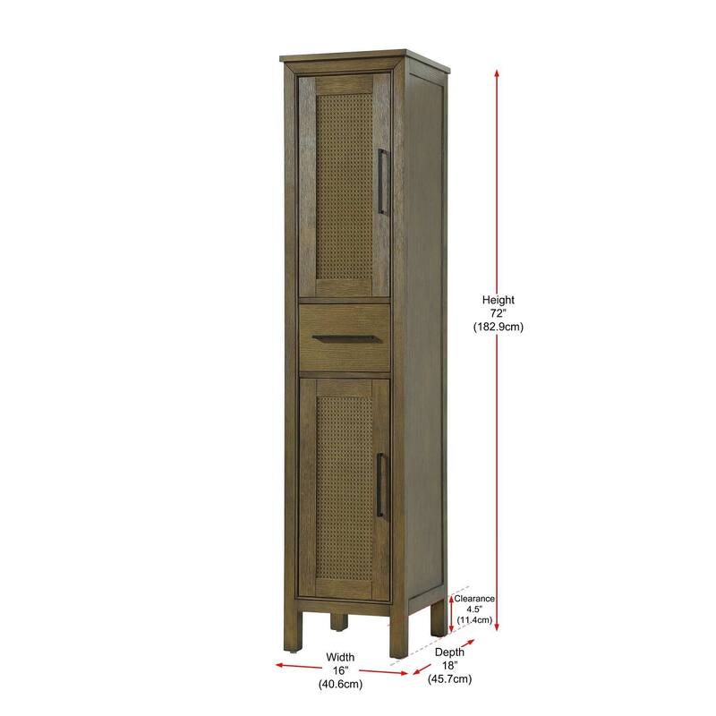 Winslow 16-28 Inch Bath Storage Cabinet