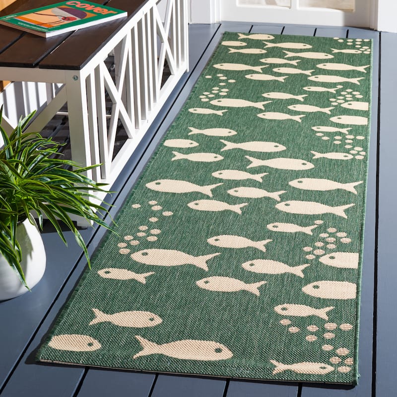 SAFAVIEH Courtyard Illa Indoor/ Outdoor Waterproof Patio Backyard Rug