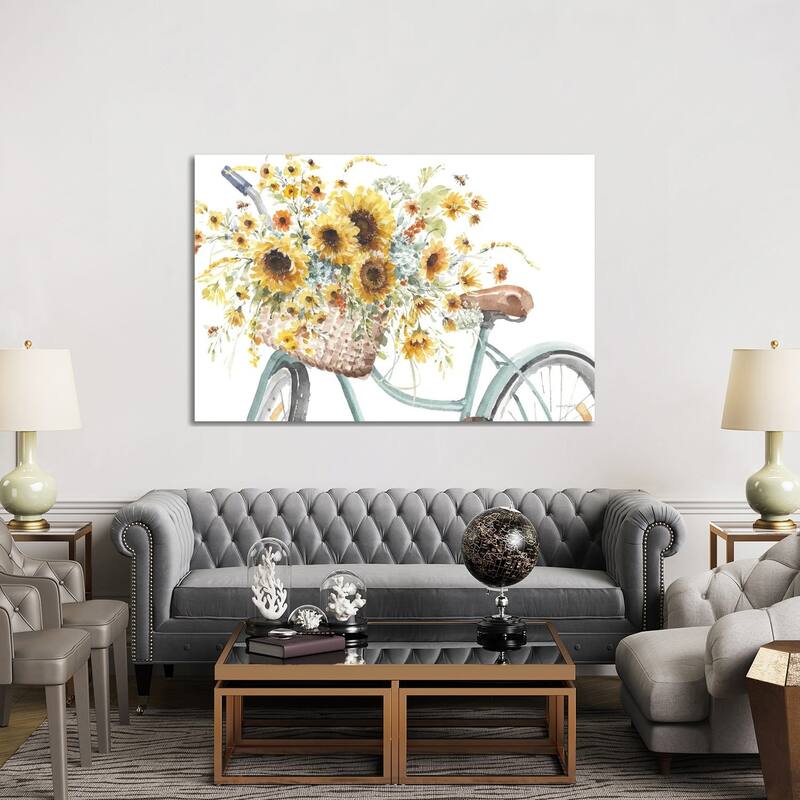 iCanvas "Sunflowers Forever II" by Lisa Audit Canvas Print