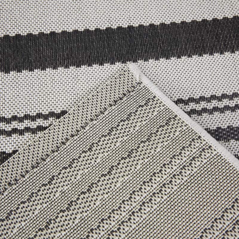 Marius Striped Indoor/Outdoor Area Rug