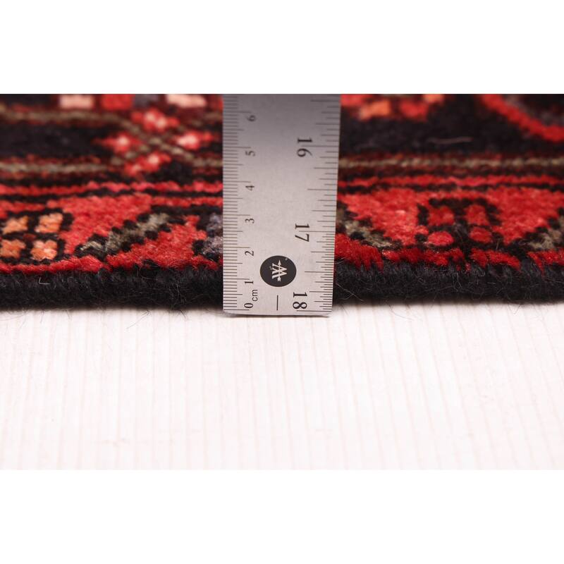 ECARPETGALLERY Hand-knotted Andelz Red Wool Rug - 4'9 x 8'6