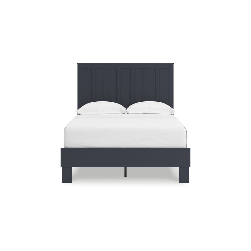 Signature Design by Ashley Simmenfort Dark Blue Platform Bed