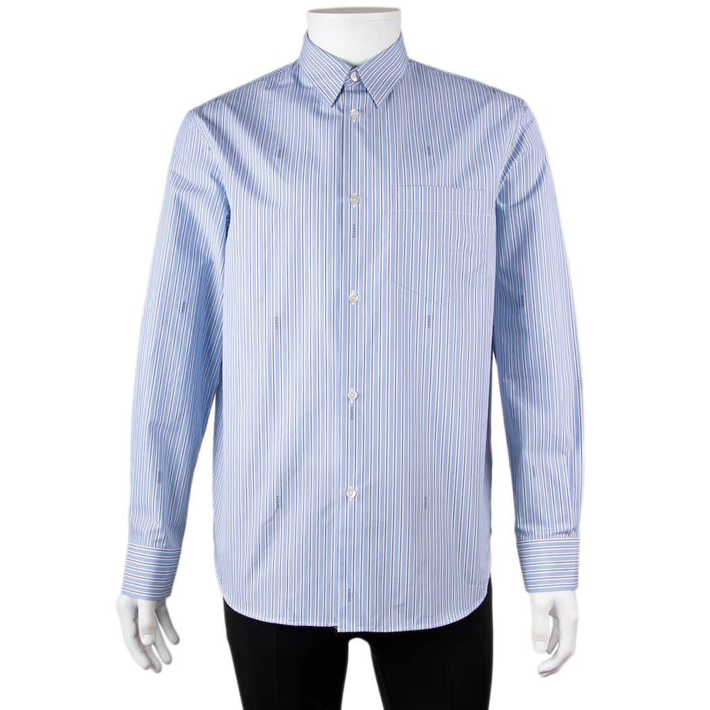 Gucci Men's Striped Cotton Poplin Shirt