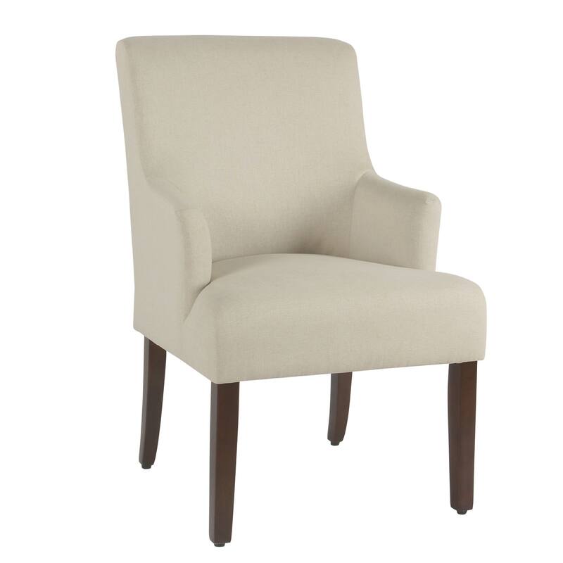 HomePop Meredith Anywhere Chair - Stain Resistant Cream Fabric