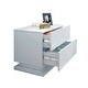 preview thumbnail 3 of 13, 2-Drawers LED Modern Nightstand Bedside End Table Stand USB Charge