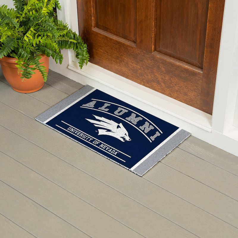 28 in. x 16 in. University of Nevada Alumni Full Color PVC Door Mat