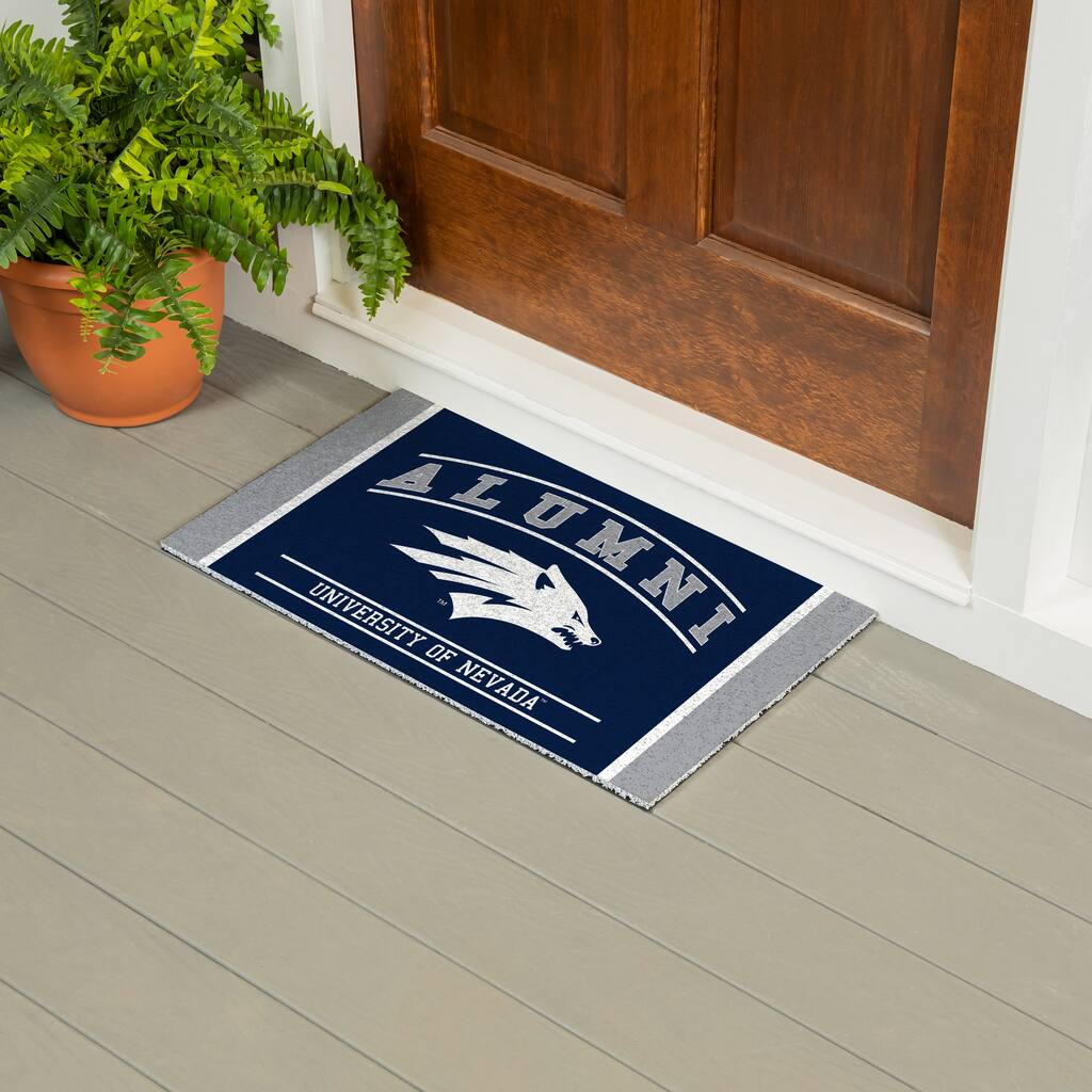 28 in. x 16 in. University of Nevada Alumni Full Color PVC Door Mat