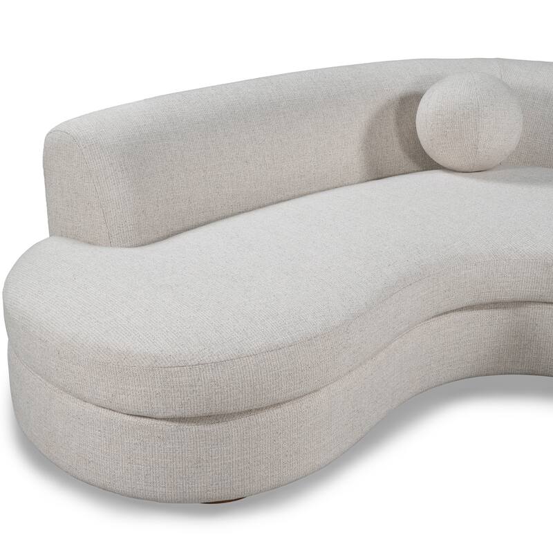 Classic Home Concord Upholstered Fabric Sectional Sofa