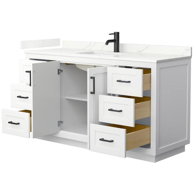 Wyndham Collection WCF292960S-QTZ-UNSMXX Miranda 60" Free Standing
