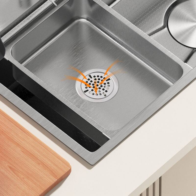 WOWOW 3-1/2 in. Sink Opening Waste Drain Valve