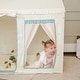 preview thumbnail 5 of 7, Tiny Land® Sweet Citrus Kid's Play Tent - Creamy white/blue