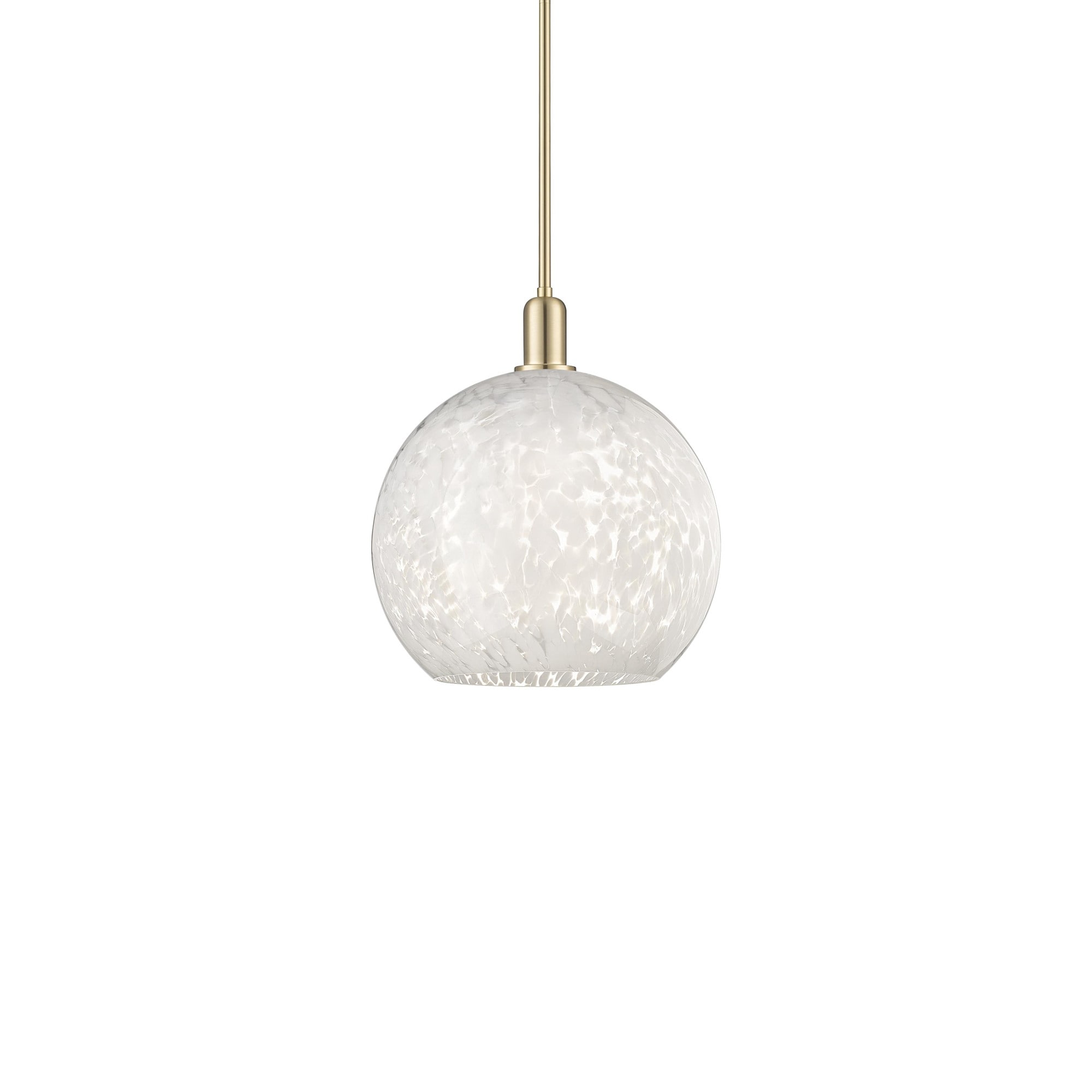 Innovations Lighting 716-1S-18-14 White Mouchette Pendant White