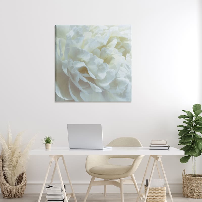 Stupell Elegant White Petals Canvas Wall Art Design By David Pollard