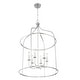 preview thumbnail 3 of 9, Savoy House 3-7388-6 Brookstone 6 Light 26" Wide Taper Candle Pendant