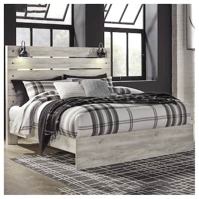 Cambeck Whitewash Panel Bed