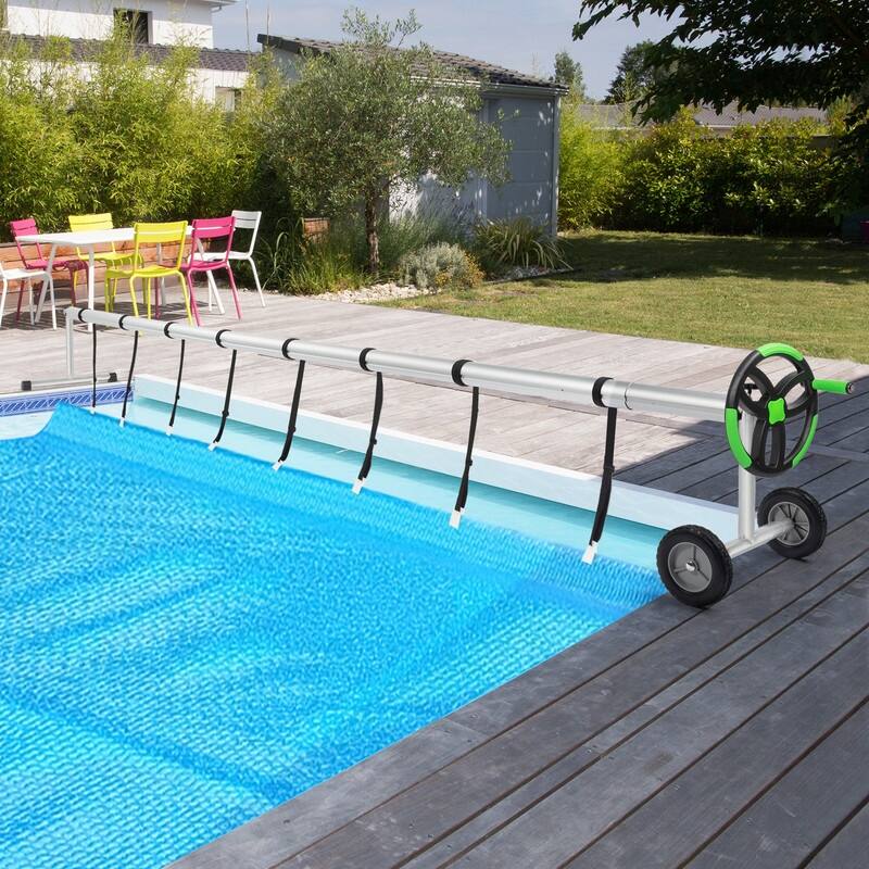 Outdoor Aluminum Inground Solar Cover Swimming Pool Cover Reel