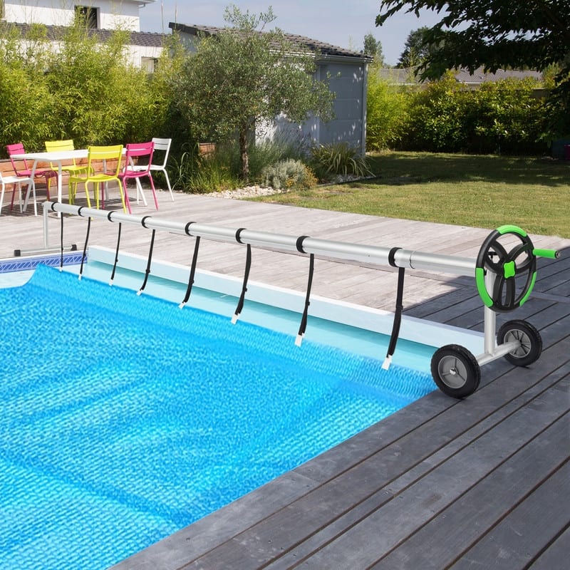 Outdoor Aluminum Inground Solar Cover Swimming Pool Cover Reel