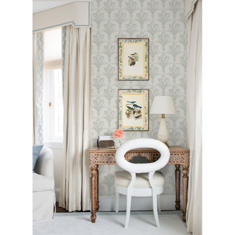 NuWallpaper Larkyn Green Peel and Stick Wallpaper