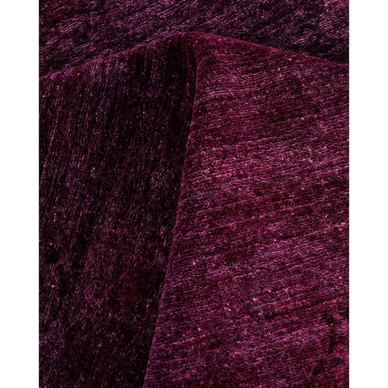 Contemporary Overdyed Wool Hand Knotted Area Rug - 8' 1" x 10' 3"