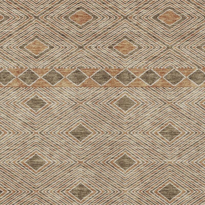 HomeRoots Geometric Transitional Rectangle Outdoor Rug