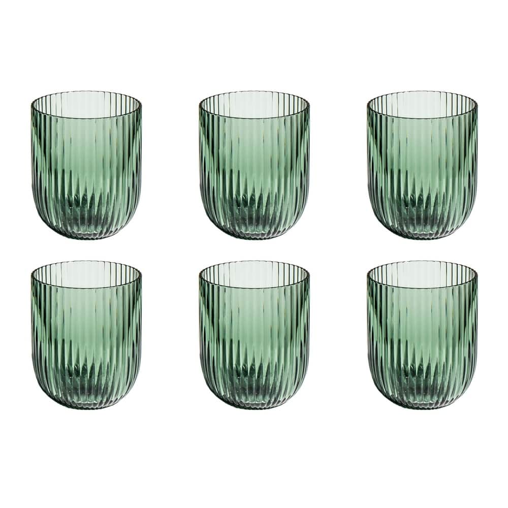 Abode Homewares Mesa Acrylic Stemless Wine Glass - 16.2 oz - Set of 6