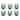 Abode Homewares Mesa Acrylic Stemless Wine Glass - 16.2 oz - Set of 6
