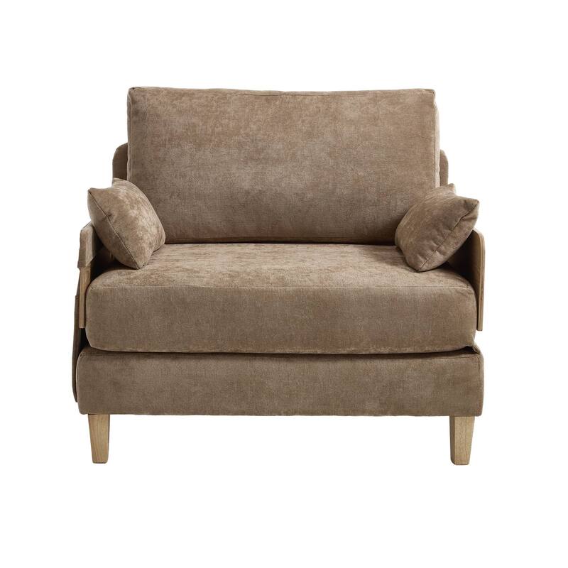 Convertible sofa bed, 3-in-1 convertible with 3 pillows