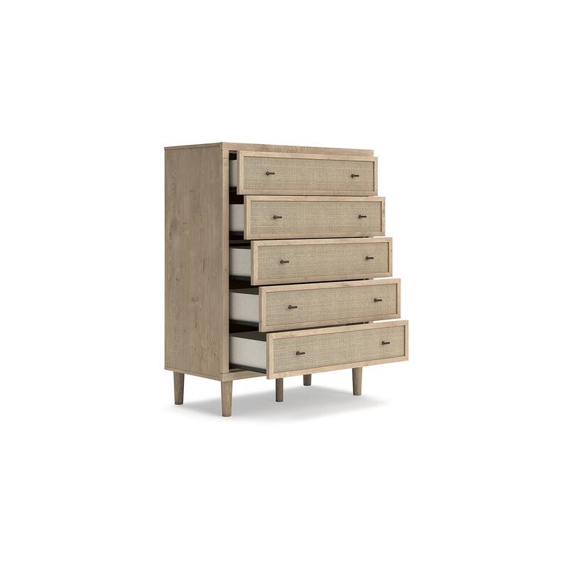 Signature Design by Ashley Cielden Brown Chest of Drawers - Two-tone - 5-drawer
