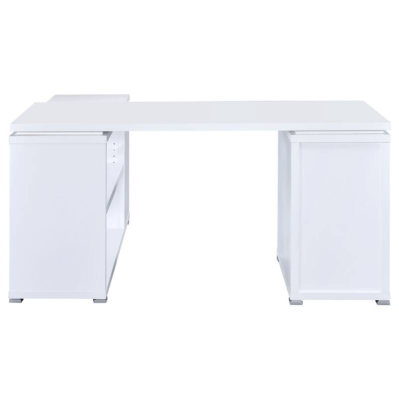 Yvette 60-inch 3-Drawer L-Shape Computer Desk
