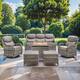 Option Grey Wicker Gray Cushion