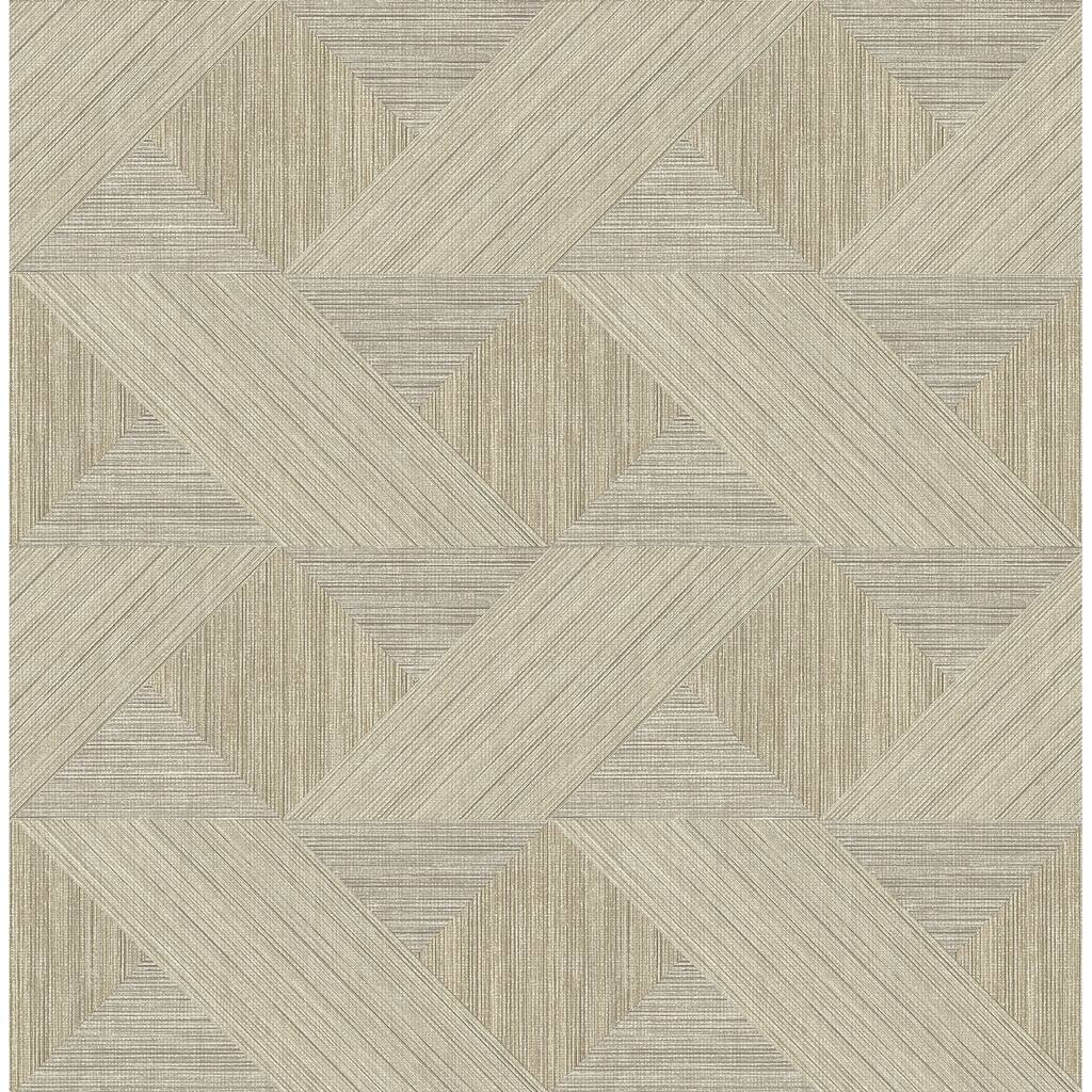 A-Street Prints Presley Coffee Tessellation Wallpaper