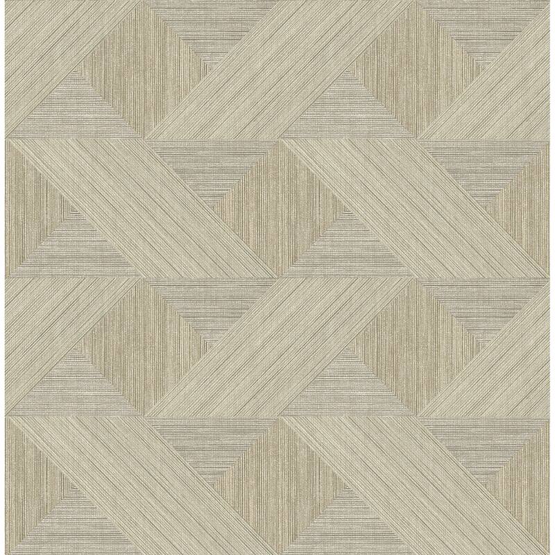 A-Street Prints Presley Coffee Tessellation Wallpaper