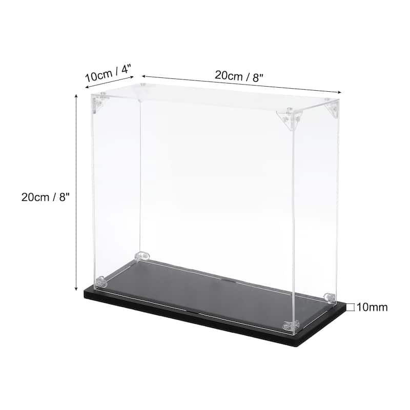 Acrylic Display Case, for Displaying Collectibles, Dolls, Model Car - 4"x8"x8"