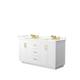 Option White, Gold Trim, Giotto Quartz Top
