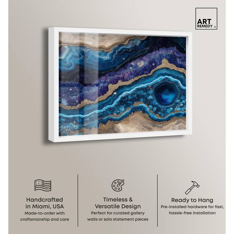 Galactic Geode I Shadowbox by Art Remedy