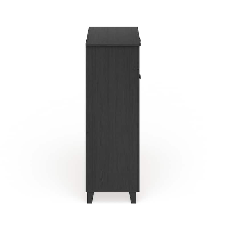 Porch & Den Rocheblave Espresso Wood Tall Multi-use Cabinet