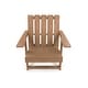preview thumbnail 164 of 172, Shoreline Fully Assembled All-Weather HDPE Outdoor Folding Modern Adirondack Chair