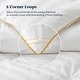 preview thumbnail 6 of 9, All Season 600 Fill Power 500 TC White Goose Down Comforter Duvet Insert