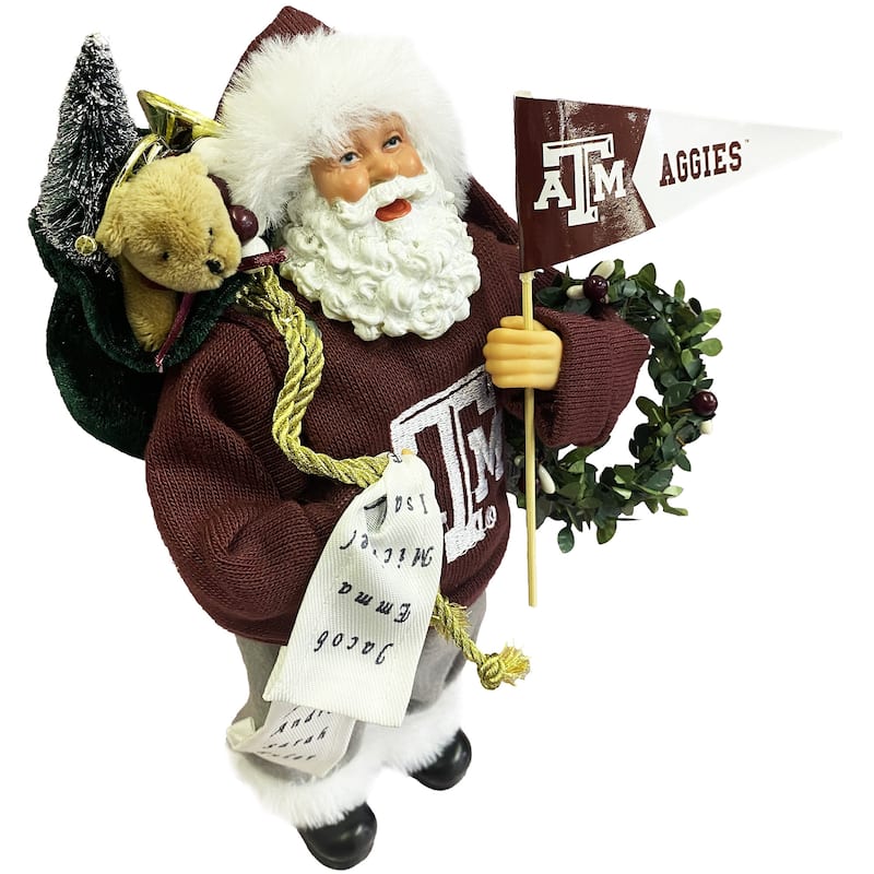 12" Texas A&M Proud Santa