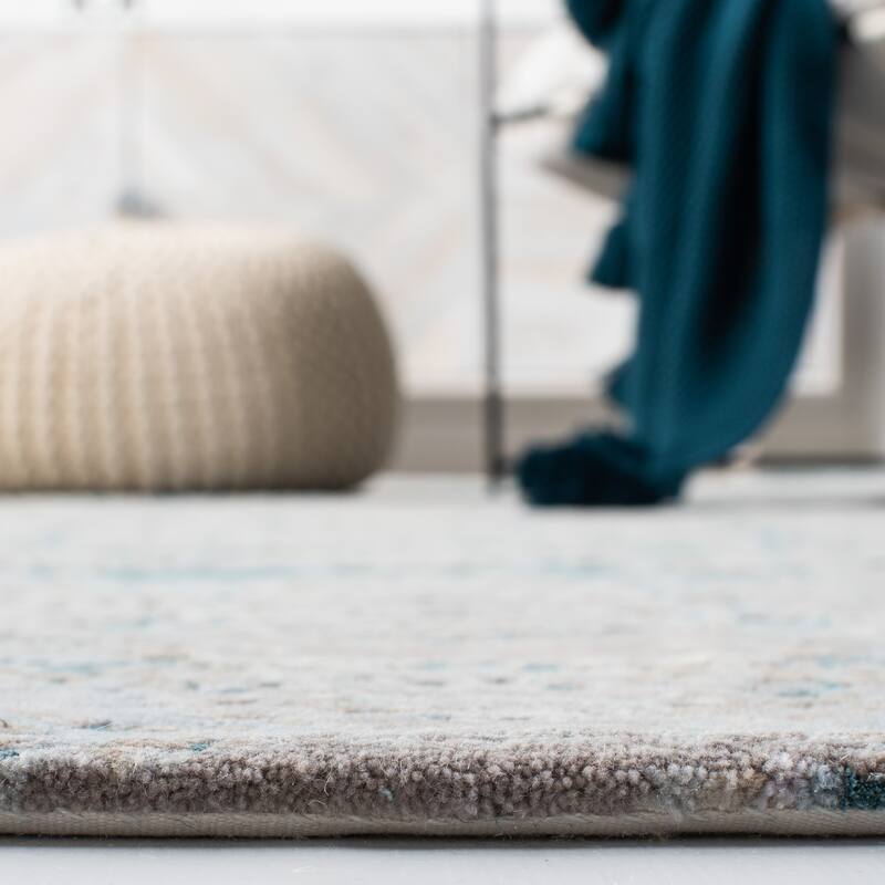 SAFAVIEH Hand-Knotted Centennial Gislene Modern Abstract Silk & Wool