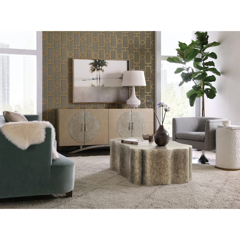 Hooker Furniture 34" Long Poplar Wood Coffee Table from the Beaumont