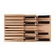 preview thumbnail 1 of 1, Shun 15 Slot In-Drawer Bamboo Knife Tray - 15 Slots