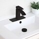 preview thumbnail 10 of 33, Stylish Single-Hole Bathroom Faucet Plate A-801