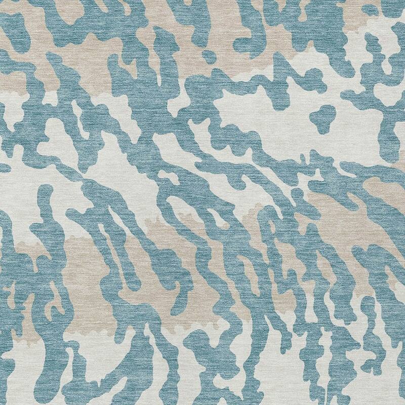 HomeRoots Animal Print Transitional Rectangle Outdoor Rug