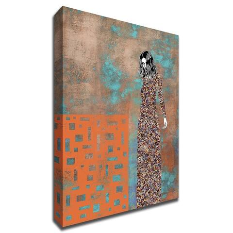 La Entrada by Jose Cacho With Hand Painted Brushstrokes, Print on Canvas