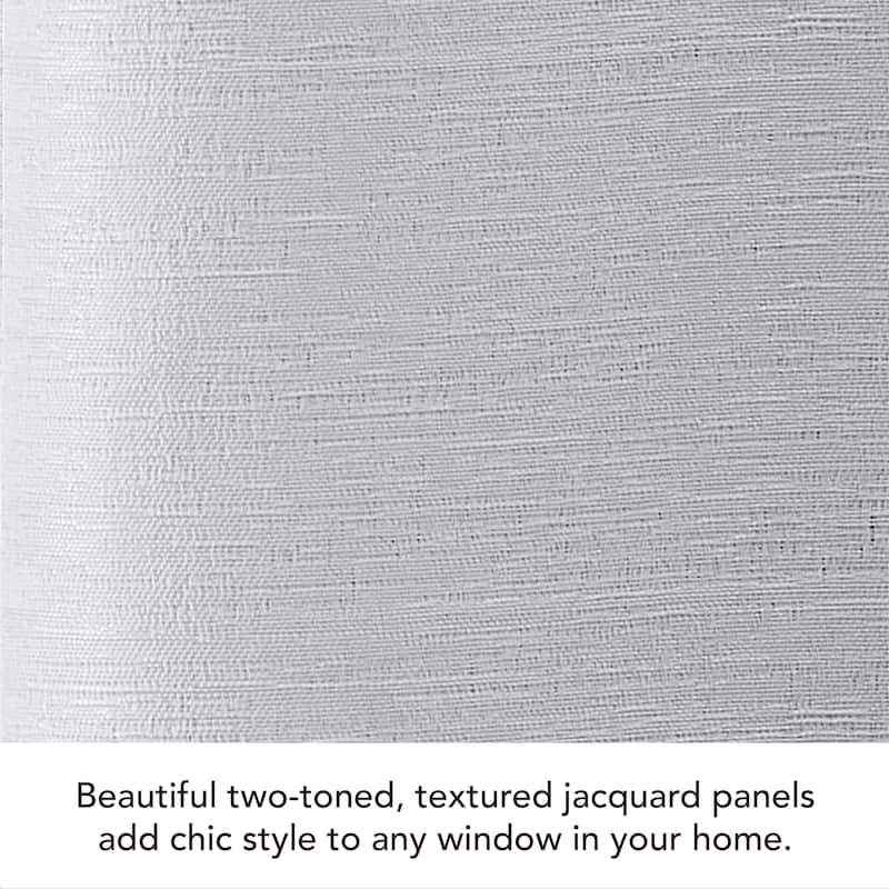 Creative Home Ideas Tobie Blackout Window Curtain, Room Darkening, Thermal Insulated, Back Tab. Set of 2 Panels with 2 Tiebacks