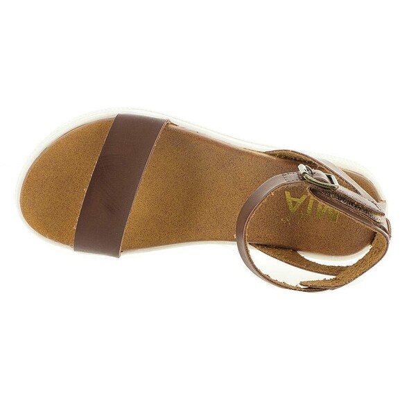 ellen leather slide sandal