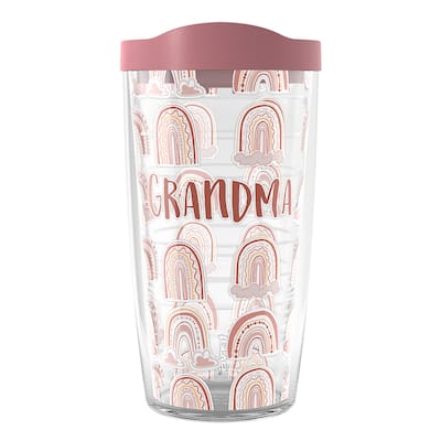 Tervis BOHO Rainbow Grandma Made in USA Double Walled Insulated Travel Tumbler, Grandma - 16oz